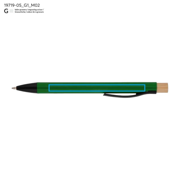 Długopis PIK zielony