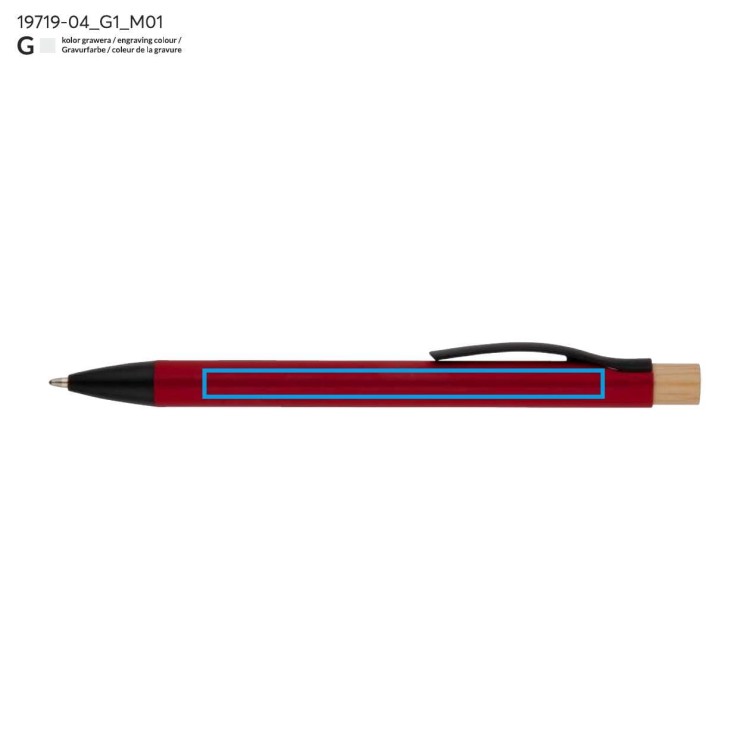 Długopis PIK czerwony