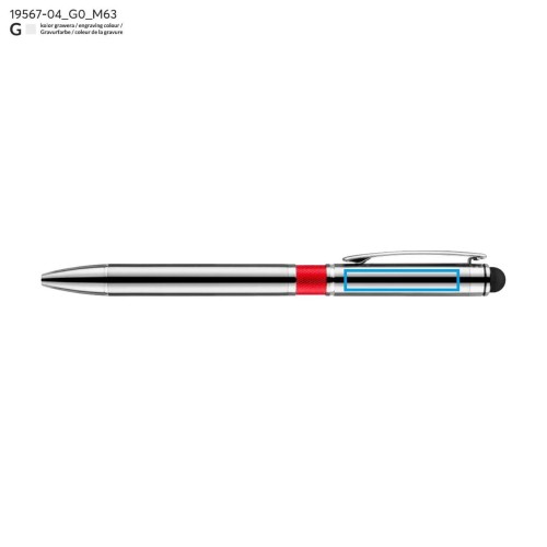 Długopis touch TURBO czerwony