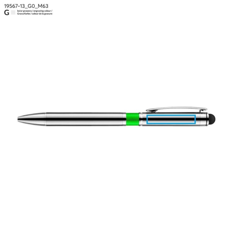 Długopis touch TURBO zielony jasny