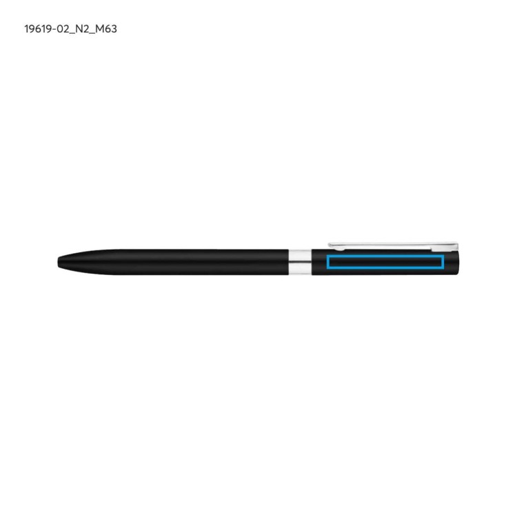 Długopis żelowy GELLE czarny wkład czarny