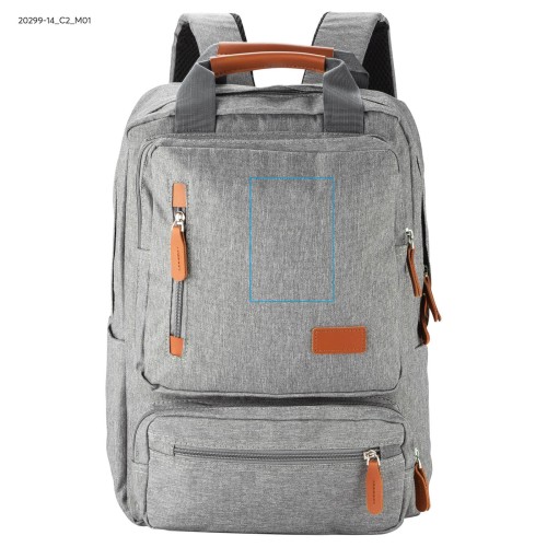 Plecak PAKKU popielaty (szary)