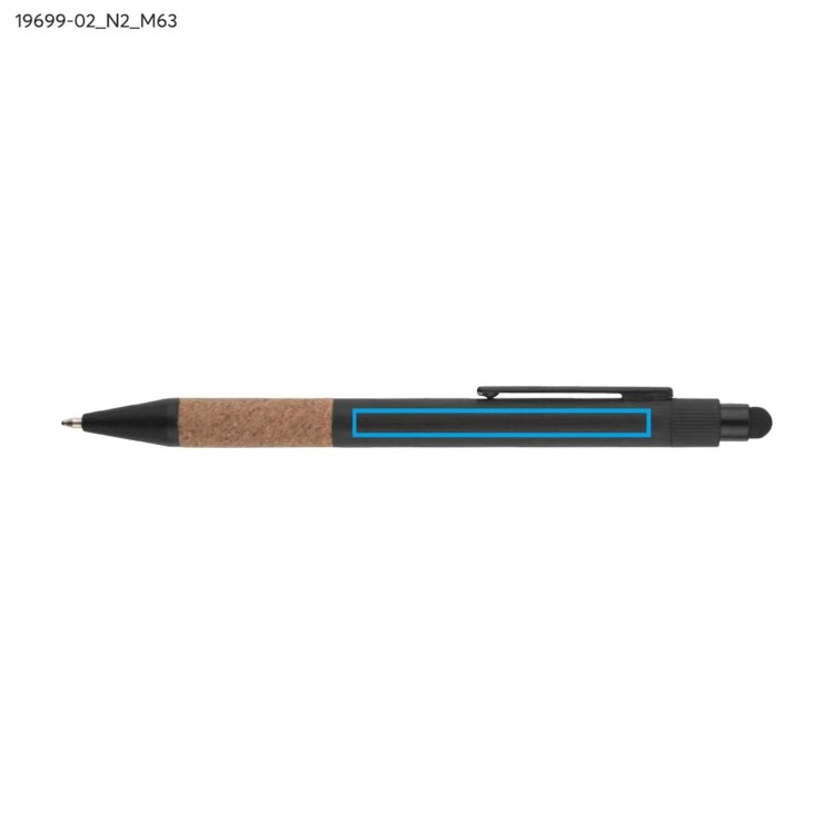 Długopis z touch pen BOSAY czarny