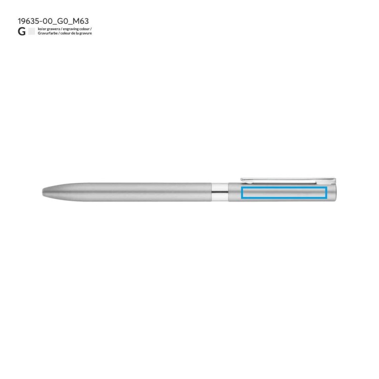 Długopis żelowy GELLE srebrny