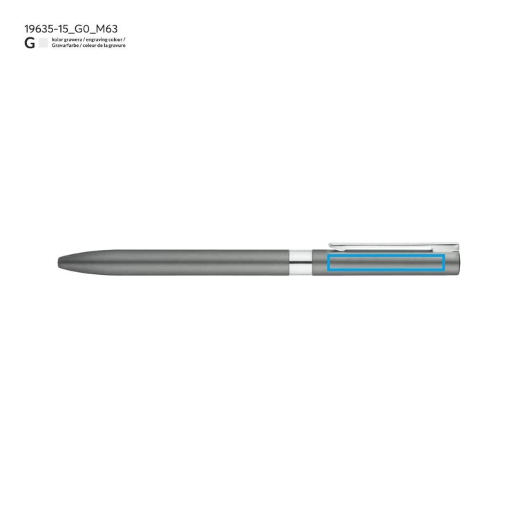 Długopis żelowy GELLE grafitowy