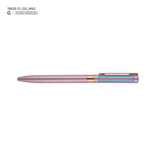 Długopis żelowy GELLE różowy