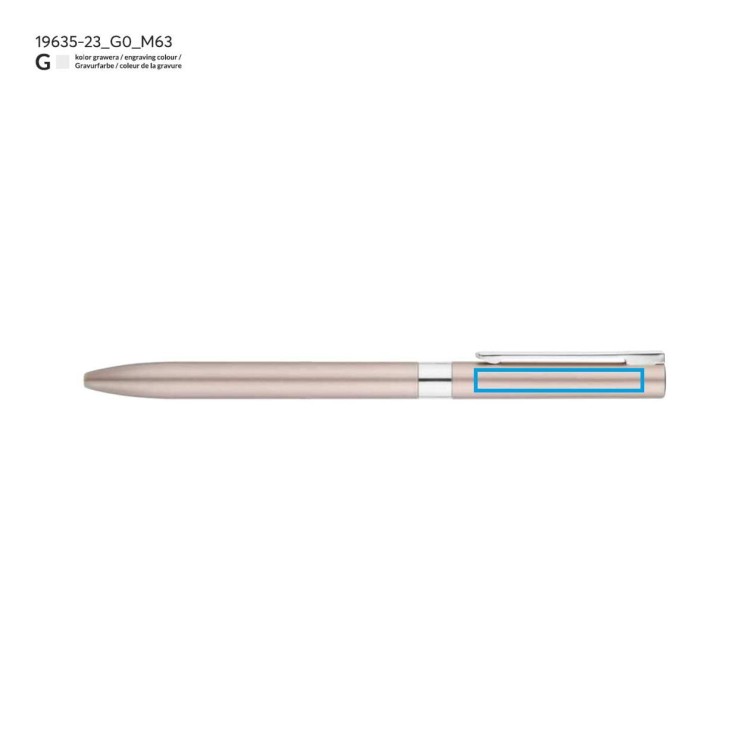 Długopis żelowy GELLE szampański (jasnozłoty)