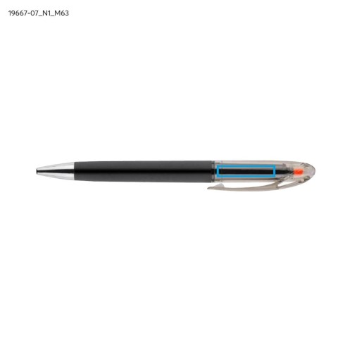 Długopis z zakreślaczem HILIG pomarańczowy