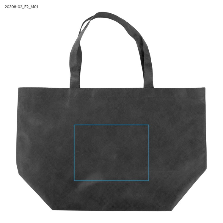 Torba na zakupy RPET TEAR czarny