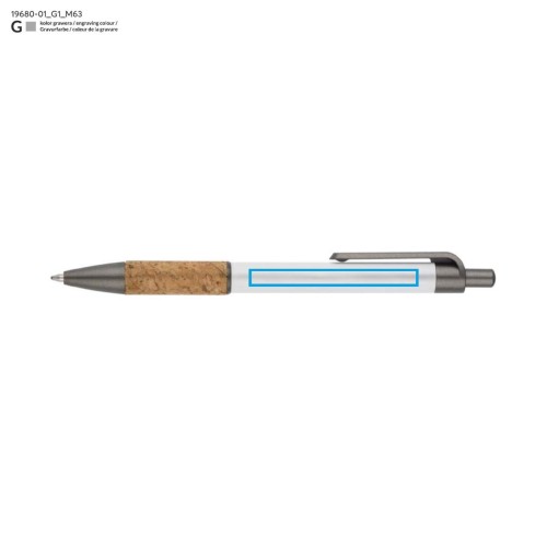 Długopis KUBOD biały