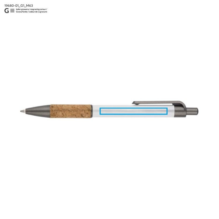 Długopis KUBOD biały