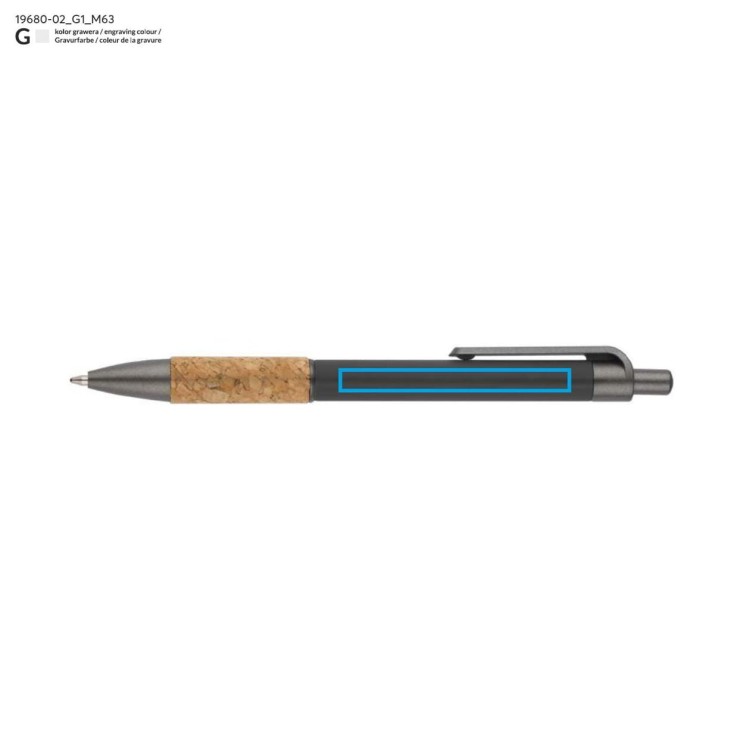 Długopis KUBOD czarny