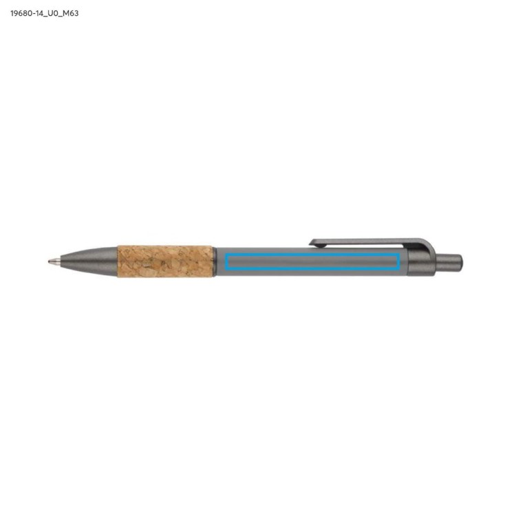 Długopis KUBOD popielaty (szary)