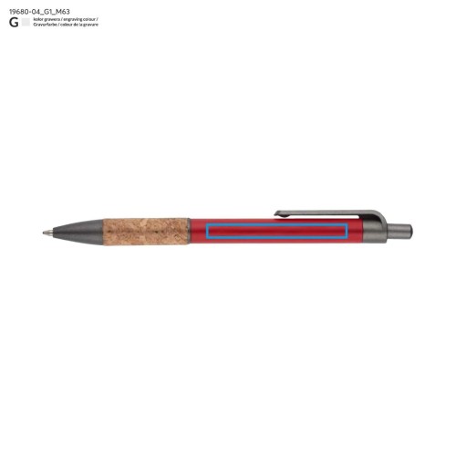 Długopis KUBOD czerwony