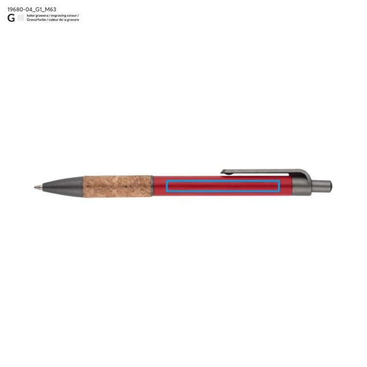 Długopis KUBOD czerwony