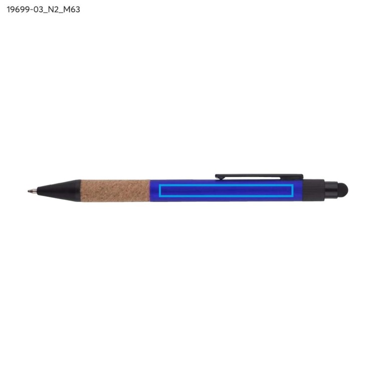 Długopis z touch pen BOSAY niebieski