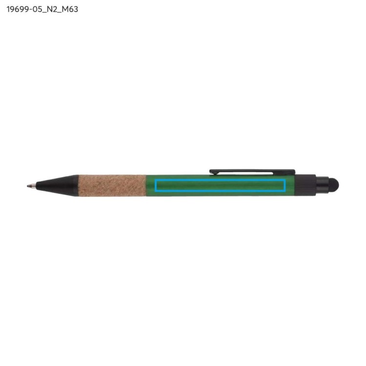 Długopis z touch pen BOSAY zielony