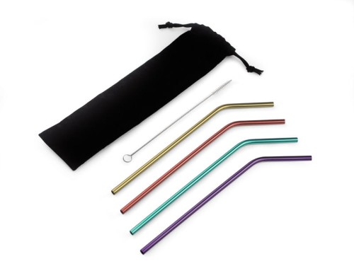 Zestaw słomek PARTY wielobarwny