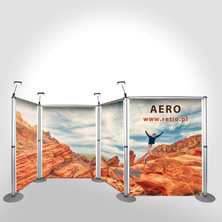 Ścianka reklamowa AERO zestaw modułowy