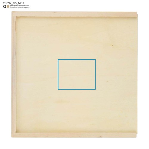 Zestaw gier 4 w 1 CATRO beżowy (naturalny)