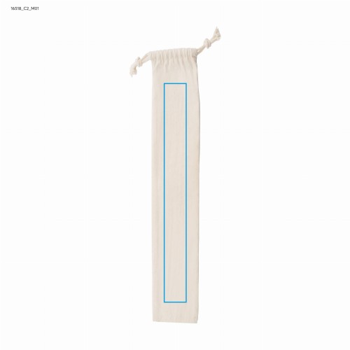 Zestaw słomek ROKKO srebrny