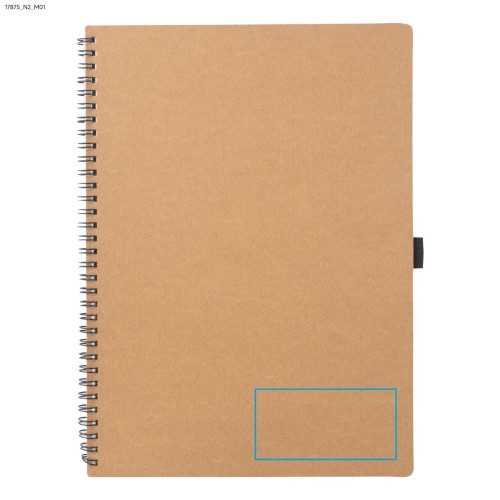 Notes STIN A4 brązowy