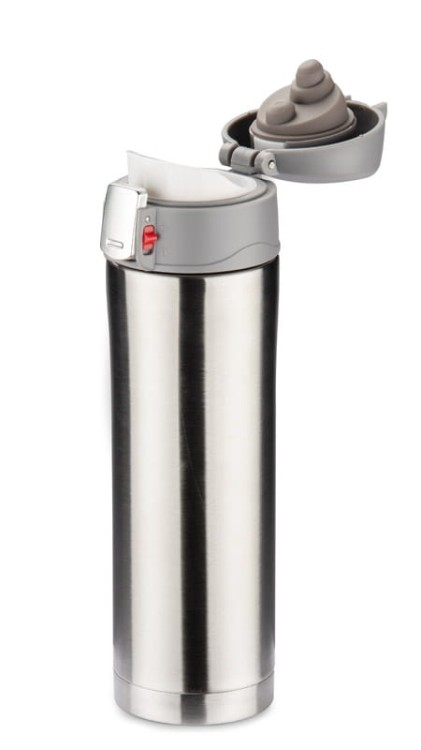 Kubek termiczny LOCK 440 ml srebrny