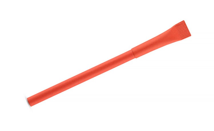 Długopis papierowy PINKO czerwony z logo