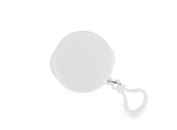 Poncho przeciwdeszczowe FLUXY biały z logo