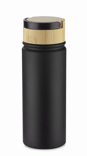 Butelka termiczna KAMI 550 ml czarny z logo