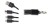 Kabel USB 3 w 1 TAUS czarny z logo