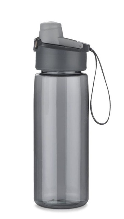 Bidon SHOT 750 ml popielaty (szary) z logo