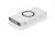 Power bank DOUBLE 8000 mAh biały z logo