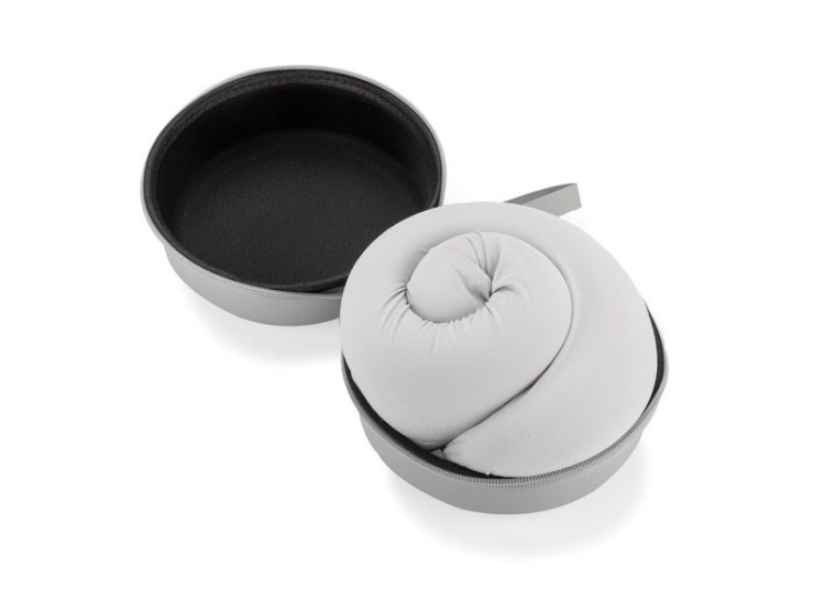 Poduszka podróżna w etui OPI szary z logo