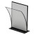 Dwustronny stojak akrylowy LINEO typu T format A4 (297x210 mm) informacyjny na ulotki, plakaty, broszury