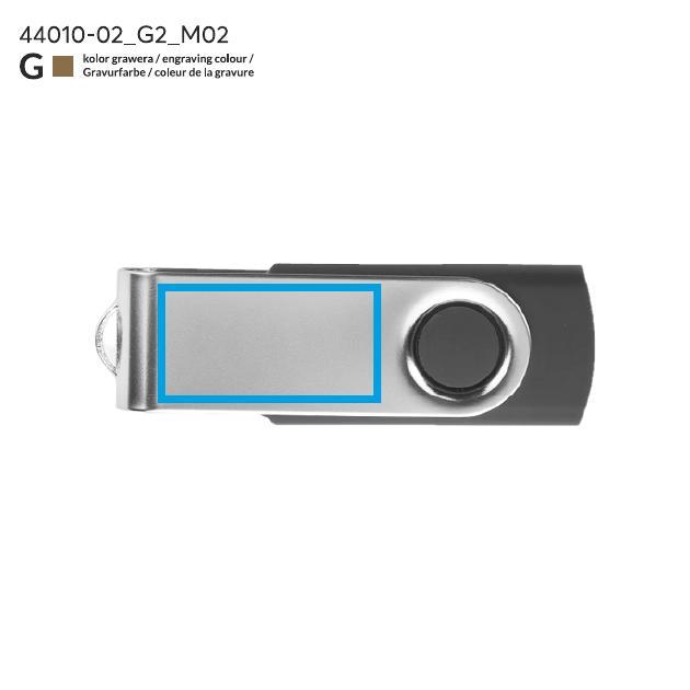 Pamięć USB TWISTER 4 GB czarny