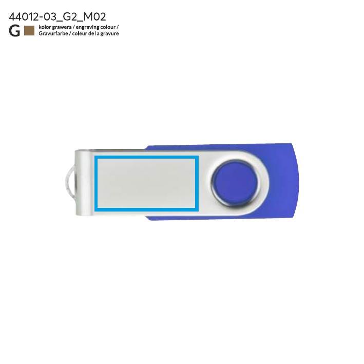 Pamięć USB TWISTER 16 GB niebieski
