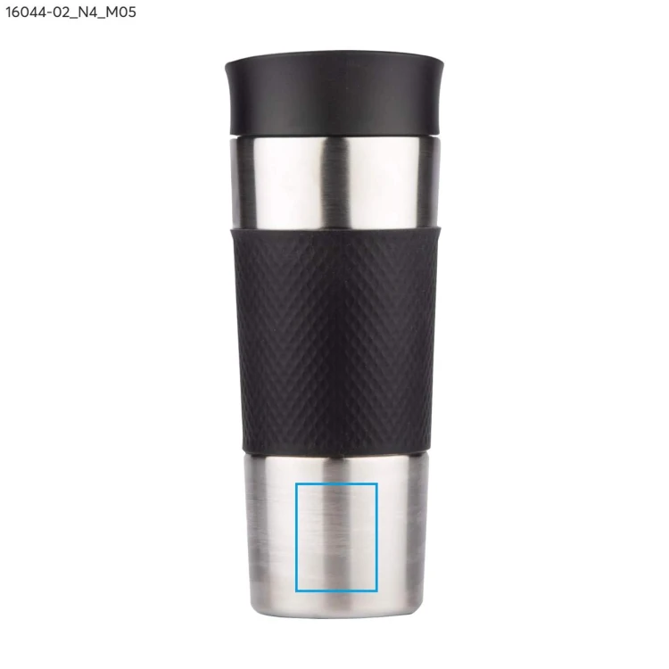 Kubek termiczny RONDE 420 ml czarny