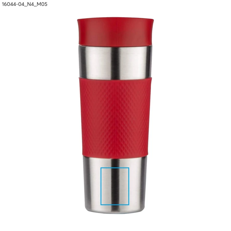 Kubek termiczny RONDE 420 ml czerwony