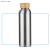 Butelka aluminiowa LIAM 600 ml srebrny z logo