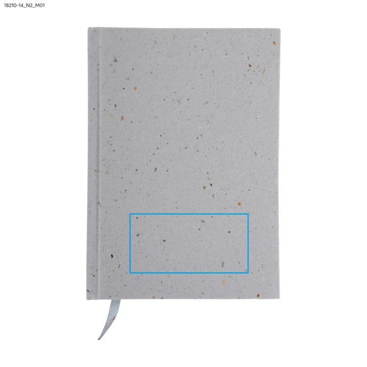 Notes KOFE A5 popielaty (szary) z logo