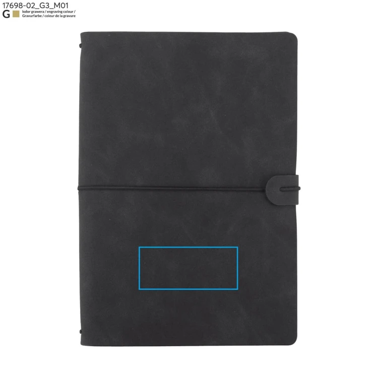 Notes RETRO A5 czarny