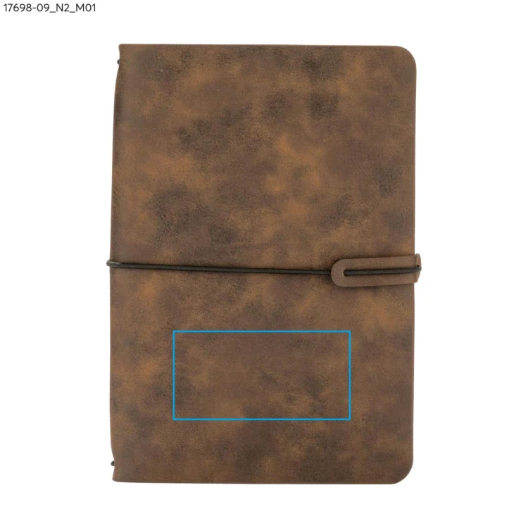 Notes RETRO A5 brązowy