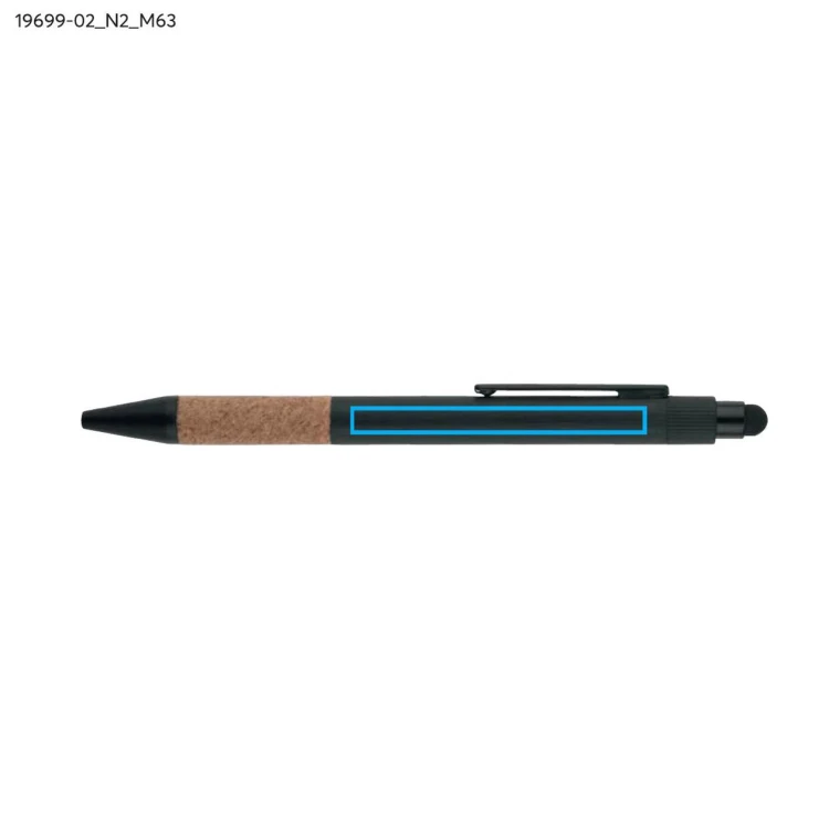 Długopis z touch pen BOSAY czarny