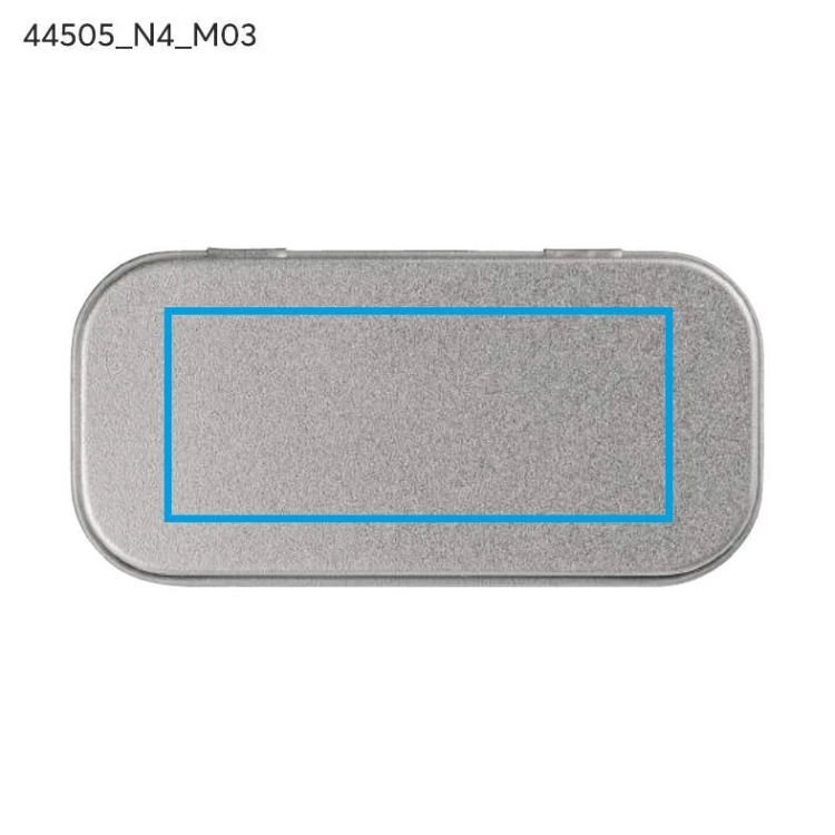 Puszka mała z wkładem na większą pamięć USB srebrny