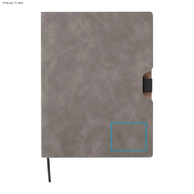 Notes BLAKK A5 popielaty (szary)
