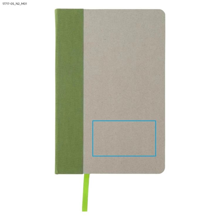 Notes KLAPP A5 zielony
