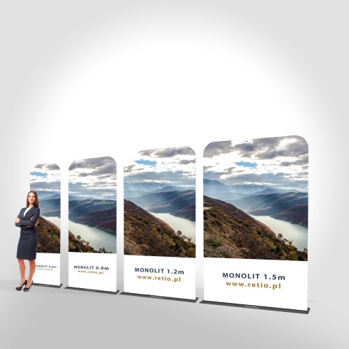 Ścianka reklamowa tekstylna Monolith 1,5m