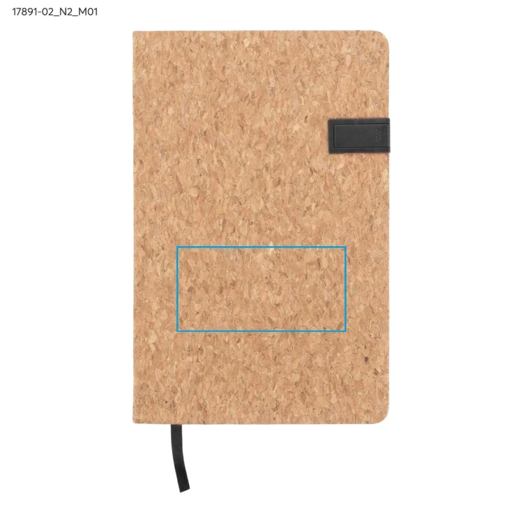 Notes MENTE z pamięcią USB 16GB, A5 czarny
