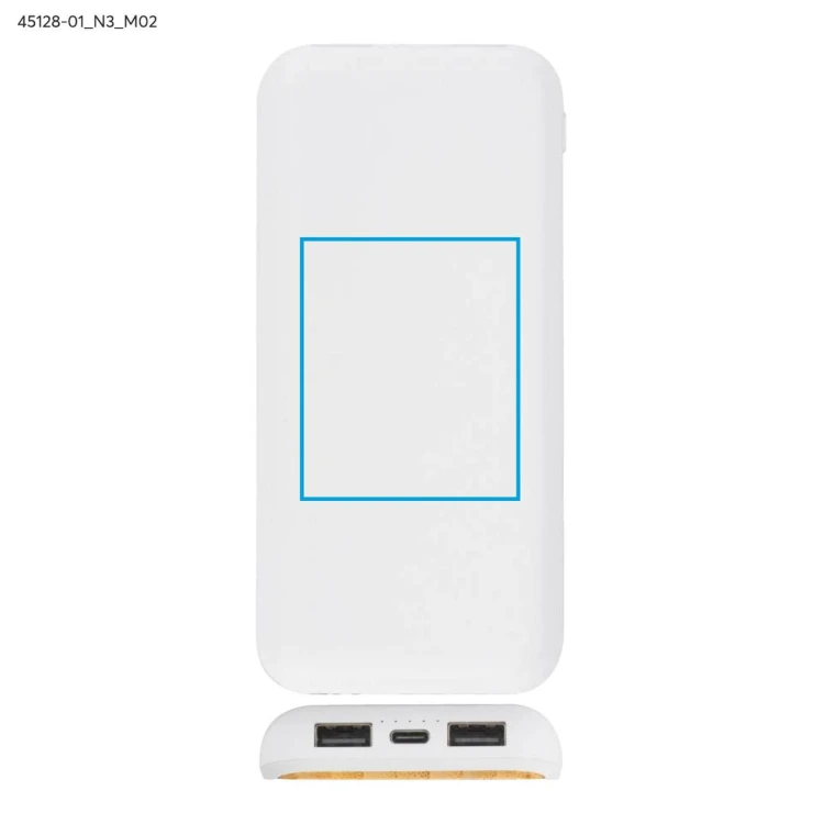 Power bank RONI 10000 mAh biały